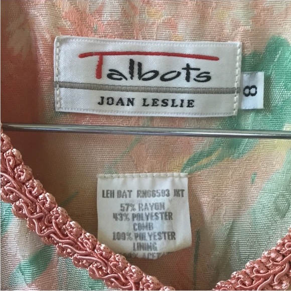 Vintage (1991) Talbots two piece floral - Picture 2 of 7